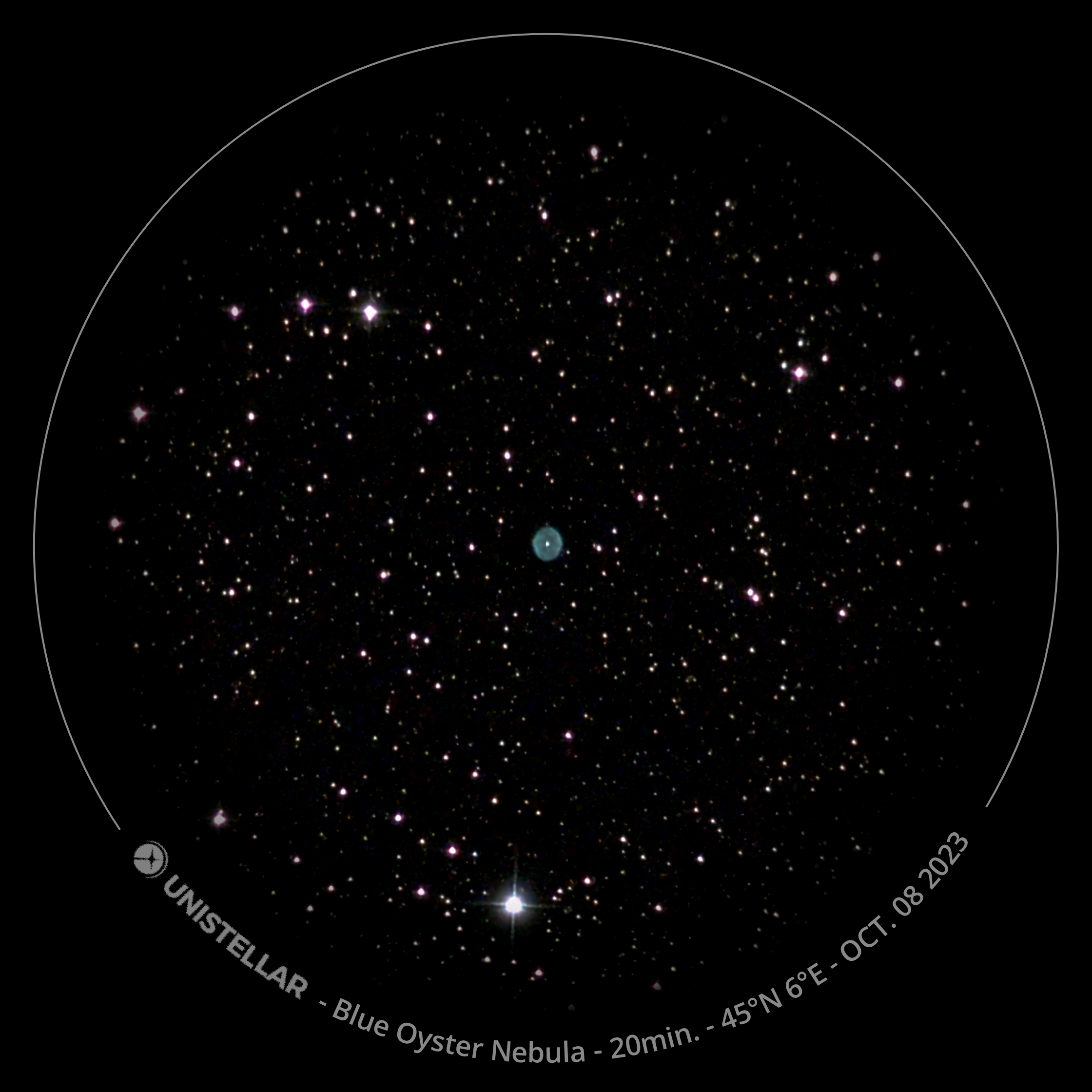 Nébuleuse de l'Huître (NGC 1501)