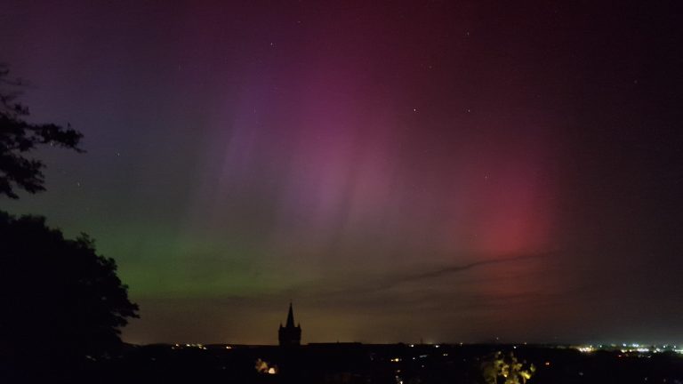 Aurore boréale dans la nuit du 10 au 11 mai 2024