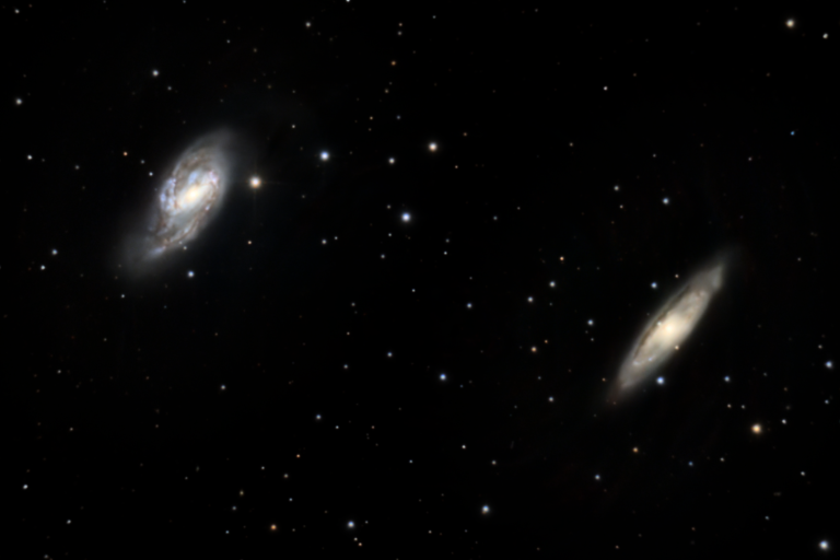 Le triplet du Lion (M65 et M66)