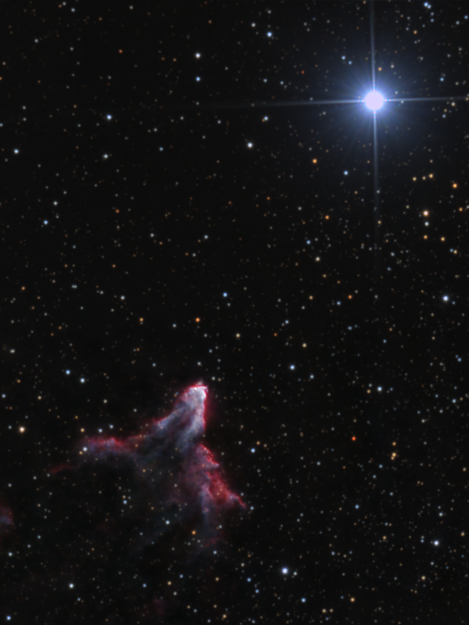 Nébuleuse du Fantôme de Cassiopée (IC 63)